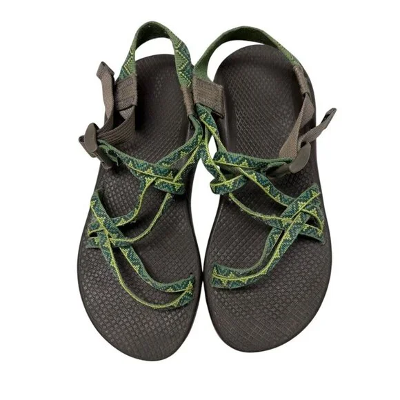 Chaco ZX1 Unaweep Water Hiking Sandals – Green, Grey, Black Women’s Size 8 - Picture 4 of 10